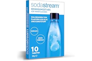 SodaStream 1090001491 Tablette de nettoyage pour gazéificateur Lot de 10
