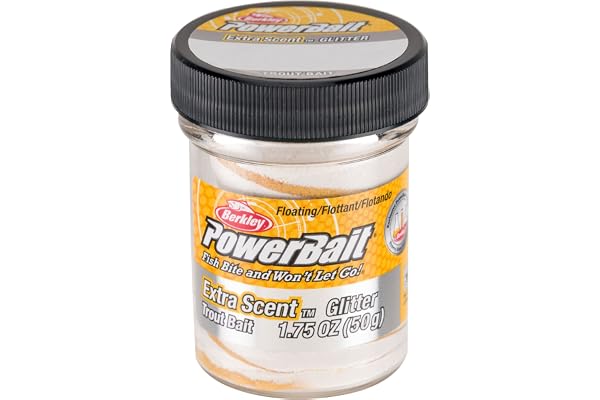 PowerBait Appât Naturel pailleté pour Truite