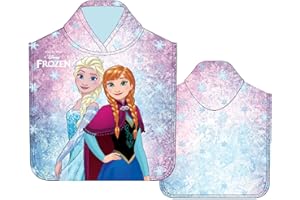 various Poncho Toalla de niño Infantil de baño y Playa con Capucha Diseño de Licencia Oficial Frozen II cantidad：10