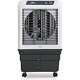 RR Signature Zello HC 90 LTR | Desert Air Cooler with High Air Delivery | Honeycomb Pads | 4-Way Air Deflection | Vertical Auto Swing | Castor Wheels 