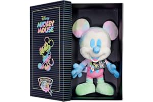 Simba 6315870310 Mickey Mouse Tie Dye de Disney, Edición de noviembre, Exclusivo de Amazon, Peluche 35 cm en Caja de Regalo, Especial, Edición Limitada, Suave Juguete para Niños Desde el Nacimiento