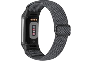 TumCez Cinturino Compatibile con Fitbit Charge 6 Cinturino/Fitbit Charge 5 Cinturino, Regolabile Braccialetto Elastico in Nylon cinturino di ricambio Sportive per Fitbit Charge 6/Charge 5 Donna Uomo