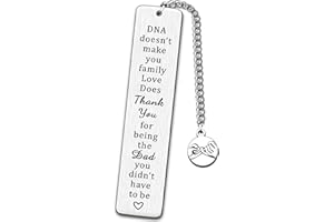 JMIMO Step Dad Gifts Step Dad Bookmark Fathers Day Gift for Step Dad Birthday Present