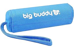 big buddy - Canvas Food Fetch Dummy, Treat Retrieval Bag for Dog Training (Single Pack, Light Blue)