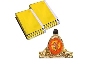Binhai Manta térmica de Emergencia para Supervivencia, Reflectante, térmica, de Primeros Auxilios, 52 Pulgadas x 83 Pulgadas (2 Unidades)