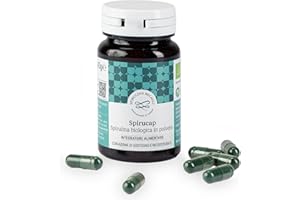 SEVERINO BECAGLI SPIRULINA MADE IN TUSCANY SPIRULINA BECAGLI Spirucap - Spirulina Bio 45 Capsule, Alga Spirulina Integratore Made in Italy, Detox, Energia e Difese Immunitarie, Vegan Naturale