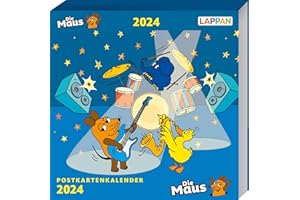 Der Kalender mit der Maus - Postkartenkalender 2024: 53 Postkarten zum Sammeln und Verschicken | Für kleine und große Maus-Fans