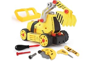 kramow 7 in 1,Coche de Juguete 3 años,Juguetes Niños 4 Años,Juegos de Construcción para Niños y Niñas,Camión Juguete