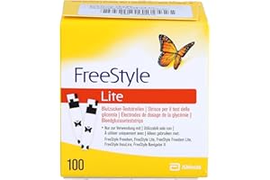 Abbott & Abbott Diabetes Car Freestyle Lite - Tiras de prueba sin codificación (100 unidades)