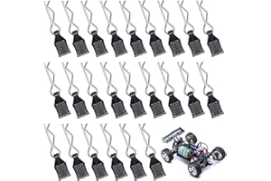 GREACESRIO 24 stücke RC Körper Shell Pin, RC Karosserie Clips Deerc Ersatzteile mit Aufreißlaschen für 1/18 1/16 1/14 18859 18858 18859A 16889 2105 Zubehör Ersatz 24 Stück H166