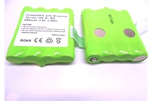 TILLCASE battery_volt 2 x BINATONE TERRAIN 550 or 750 WALKIE TALKIE TWO WAY RADIO COMPATIBLE BATTERY PACK (Not Suitable for 650)