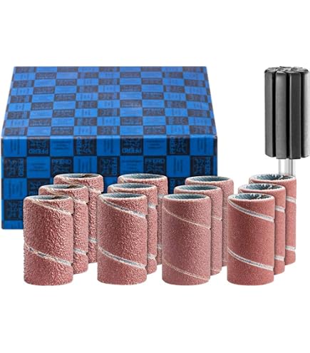 PFERD KSB 3030A 50 42239103 - Manicotto abrasivo, grana 50 (diametro x altezza) 30 mm x 30 mm, 25 pezzi