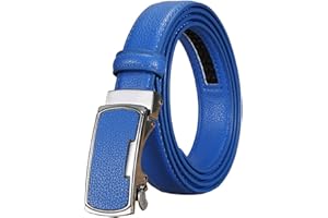 NEFLUM Ceinture en cuir pour femmes, 2.3cm, décontractée, réglable, boucle automatique, ceinture décorative décontractée