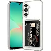 Rongep [Transparent-Kart B&ouml;lmeli] Samsung Galaxy A26 i&ccedil;in Şeffaf Kılıf Kamera Y&uuml;kseltili A 26 Koruyucu Esnek ve Hafif Tasarım