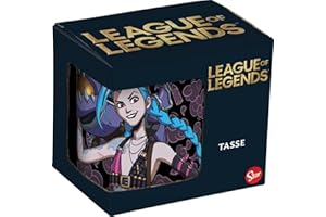 JOOJEE GMBH League of Legends Jinx filiżanka, 325 ml, czerwona