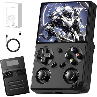 Console Portable RG35XX Pro - Écran IPS 3,5", 30 000 Jeux Rétro, Linux, Batterie 3200 MAh, 64+256 Go