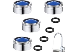 VTYTZZ 4 Stück M22 Strahlregler,Perlatoren Für Wasserhähne,Perlator M22,Perlatoren Für Wasserhähne,Wasserhahn Sieb,Sieb Wasserhahn,Perlator,Aufsatz,Water Filter Tap Ersatzteile Belüfter Auslauf