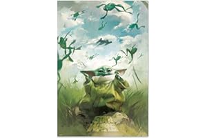 Grupo Erik Editores, S.L. The Mandalorian Poster Grogu Training with Frogs