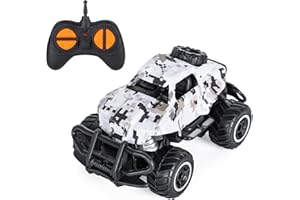 Thedttoy Juguete de 2 años para niños, coche teledirigido a partir de 2 3 años, 2,4 GHz Monster truck Buggy RC Coche Juguete con mando a distancia, regalo de cumpleaños para niños niñas 2 3 4 5 años