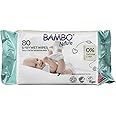 Bambo Nature Wet Wipes, Newborn Essentials, Eco-Labelled Baby Wipes, Gentle & Soft Wipes, Moisturising & Skin-Friendly Wet Wipes For On The Go, Sustainable Baby Essentials For Newborn - 80 Wipes