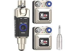 Xvive U45R2 – Sistema Wireless In-Ear Monitor con un Trasmettitore e Due Ricevitori (5.8GHz)