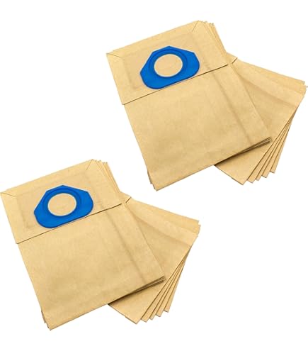 4 sacchetti per aspirapolvere adatti per Nilfisk GP 90 / GP90, GS 70 / GS70, GS 80/816200, GS 80 / GS80, GS 84 / GS84