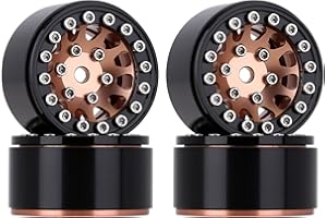 INJORA 1.0 Felgen RC Metal Beadlock Wheels Felgen für alle 1/24 1/18 TRX4M Scale Axial SCX24 Deadbolt RC Crawler Auto Upgrades Zubehör