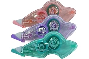 TRLREQ 3 Pack Glue Roller,4m X 5mm Double Side Adhesive Glue Tape for Crafting Cards Making Photo Album Journal Scrapbooking