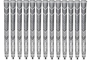 Set of 13 NEW Golf Pride MCC Plus4 Grips, Gray, Midsize by MCC Plus 4