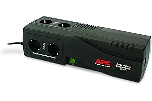 APC BY SCHNEIDER ELECTRIC APC Back-UPS ES 700 – disruption-free Power Supply BE700G Gr – 8 earthed safety sockets – Surge Protection black Black