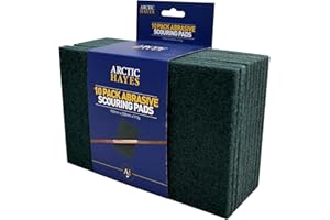 Arctic Hayes Extra Large Abrasive Scouring Pads (Pack of 10)