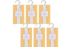 EMPEROCH 6 sztuk pachnących toreb, koperty zapachowe, torba odświeżająca atmosfera, koperty zapachowe, torebki zapachowe, odświeżacz powietrza, odświeżacz powietrza do samochodu wieszak na ubrania do bagażnika