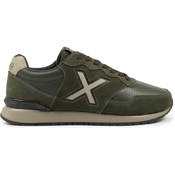 Munich Dash Premium 258, Scarpe Con Lacci Unisex, Sneaker Retro Running, Stile Urbano E Casual, Colore Uniforme