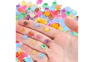 AJCOTAHM 200 Pcs Mini Turtles, Mini Resin Animals Glow in The Dark Cute Tiny Sea Turtle Figures for Fairy Garden Micro Landscaping Dollhouse Home Decor DIY Craft