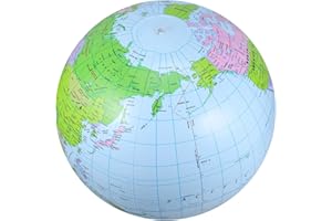 Cabilock Globe Gonflable Géant Éducatif Pour Garçons Et Filles Jouet Dexpérimentation Scientifique Gonflable Carte Du Monde Décorative Pour La Maison