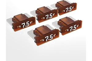 AUPROTEC Mini LP Fusibili a lama 2A - 30A fusibile innestabile per auto scelta: 7,5A amp marrone, 5 pz