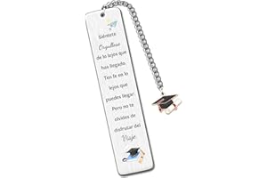 HZBLAZ Marcadores Graduación Inspirador Mejor Amigo Hijo Hija Alentar Regalos Mujeres Hombres Ir A La Universidad Recuerdo Cumpleaños Adolescentes Graduado Acompañar Presente Mejores Deseos Recordatorio