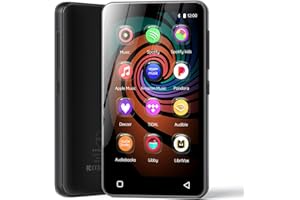 160GB MP3 Player with Bluetooth and WiFi, innioasis Music Player with Spotify,Pandora,Amazon Music,4" Touch Screen Android MP4 MP3 Player for Kids with Libby,Audible,Spotify Kids(Black)