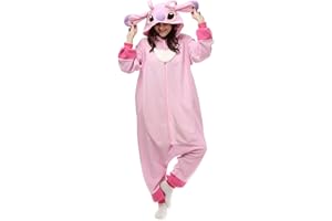 shelovely Pijama Unisexo Onesie Kigurumi Cosplay Ropa de Animal Pijamas Tipo Mono para Mujer Uomo