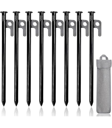 30cm Heringe Mit Spannhaken - Extra Stabil, Verzinkt, 5 Stück