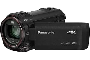 Panasonic HC-VX980EB-K 4K Camcorder with LEICA Dicomar Lens - Black