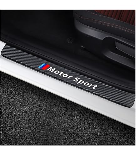 Protecteurs De Seuil En Fibre Carbone Pour BMW X5 - Kit 4 Pièces, Autocollants Anti-rayures Pour Portières Avant/arrière