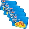Britannia Good day Biscuits and Cookies 216g (Pack of 5) – Butter Cookies – Highly Nutritive – Tasty and Healthy - Cracker Biscuits Cookies Tea Time Snacks for Kids & Family - Price Mark £ 2.20