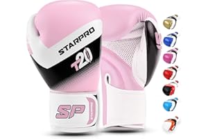 Starpro Boxing Gloves – Training & Sparring Gloves for Men & Women, Ideal for Boxing, Kickboxing & Muay Thai – Sizes 8oz, 10oz, 12oz, 14oz,16oz