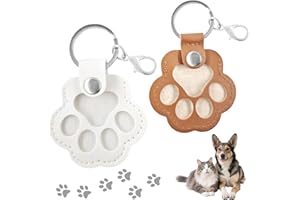 Ekukeon 2 Pezzi Portachiavi commemorativo per Animali,Portachiavi Commemorativo per Peli, Bottigliette Porta-Pelo,Ricordo Commemorativo per Peli-Accessori Decorativi