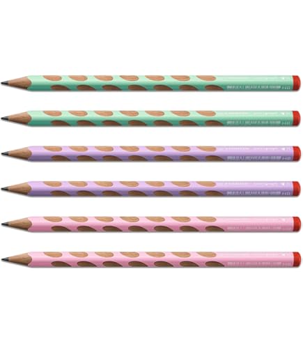 Faber-Castell 111997-12 matite Jumbo GRIP, durezza: B, colore fusto: argento (10, argento