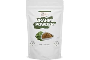 mGanna 100% Natural Brahmi Powder 0.22 lbs/ 100 g Bacopa Monnieri Powder for Hair and Health