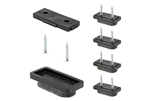‎WAGNER DESIGN YOURSELF Wagner QuickClick® Filzgleiter Stuhlgleiter I 4er-Set zum Anschrauben I 4X Basis + 8X Schraube + 4X Gleiteinsatz austauschbar - Wollfilz Ultrasoft - Einsatz 32 x 15 mm - Made in DE - 15782800