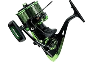 Maver DARKSIDE 10000, Sea surfcasting reel with graphite body, Adjustable clutch fishing reel, Ergonomic handle surfcasting reel, Carpfishing reel (Ratio 4.6:1 Drag 18 kg)
