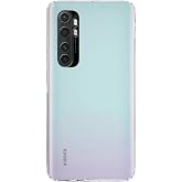 KZY İLETİŞİM Xiaomi Mi Note 10 Lite Kapak Kamera Korumalı Tıpalı Şeffaf Silikon Kılıf